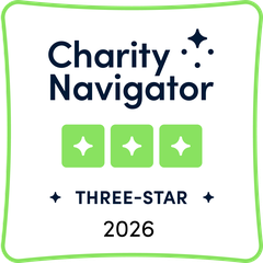 Charity Navigator Three-Star Rating 2026
